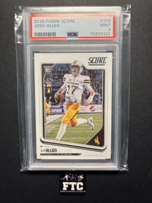 Josh Allen, 2018 Score, PSA Mint 9, RC