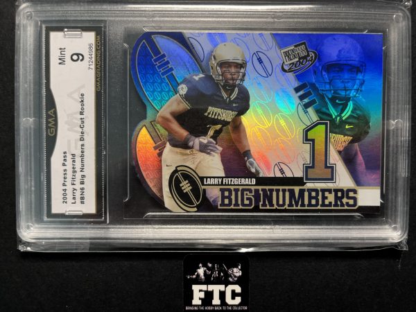 Larry Fitzgerald, 2004 Press Pass, Big Numbers Die-Cut, RC
