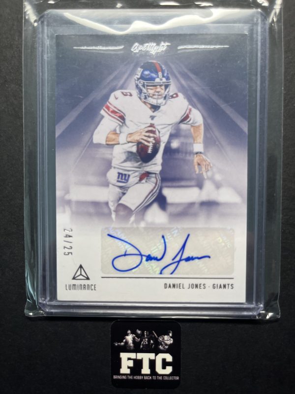 Daniel Jones, 2020 Luminance, AU, #'d 24/25, SSP
