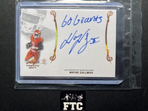 Wayne Gallman, 2017 Leaf Trinity, Inscriptions, AU