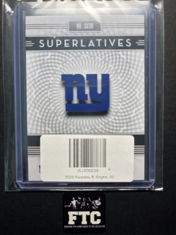Ron Dayne, 2020 Illusions, Superlatives, AU, #'d 49/75 - Image 2