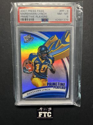 Marshawn Lynch, 2007 Press Pass, Primetime Players, PSA NM-MT 8