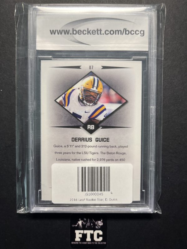 Derrius Guice, 2018 Leaf, Rookie Star - Image 2