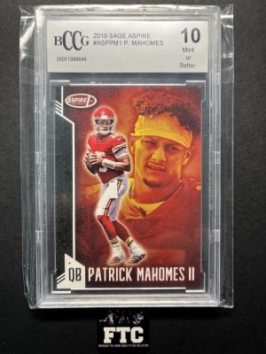 Patrick Mahomes II, 2019 Sage Aspire, BCCG 10-Mint or Better
