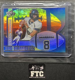 Aaron Rodgers, 2005 Press Pass, Big Numbers, RC *soft corner - back*