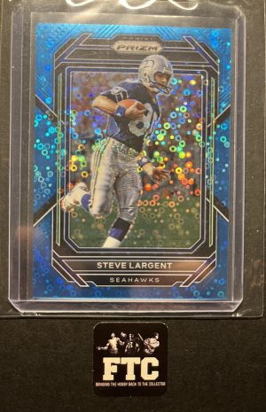 Steve Largent, 2022 Prizm, Blue Disco, #'d 72/79