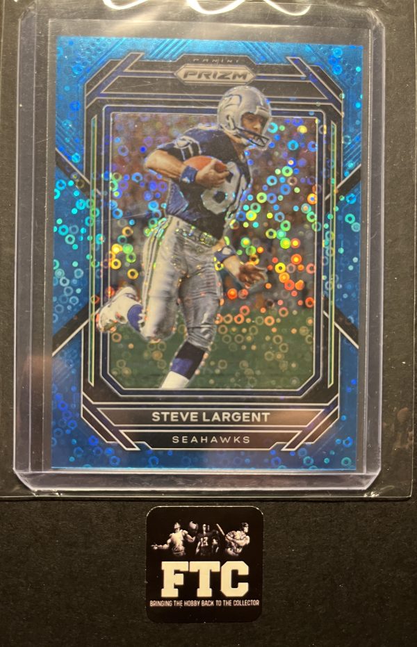 Steve Largent, 2022 Prizm, Blue Disco, #'d 72/79