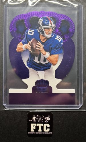 Eli Manning, 2014 Crown Royale, Purple, #'d 9/10, SSP
