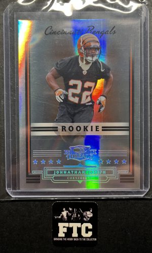 Johnathan Joseph, 2006 Donruss Threads, Silver Holofoils, #'d 94/100, RC *Small printline front*