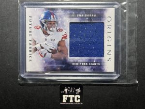 Evan Engram, 2018 Origins, Future Fabrics, MEM, #'d 19/25, SSP, RC