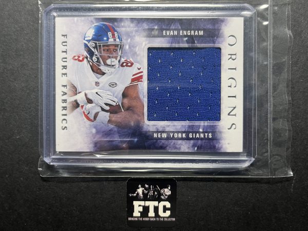 Evan Engram, 2018 Origins, Future Fabrics, MEM, #'d 19/25, SSP, RC