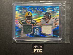 Julius Peppers/Jared Allen, 2015 Spectra, Rivals Neon Blue, MEM, Ser #'d 49/50