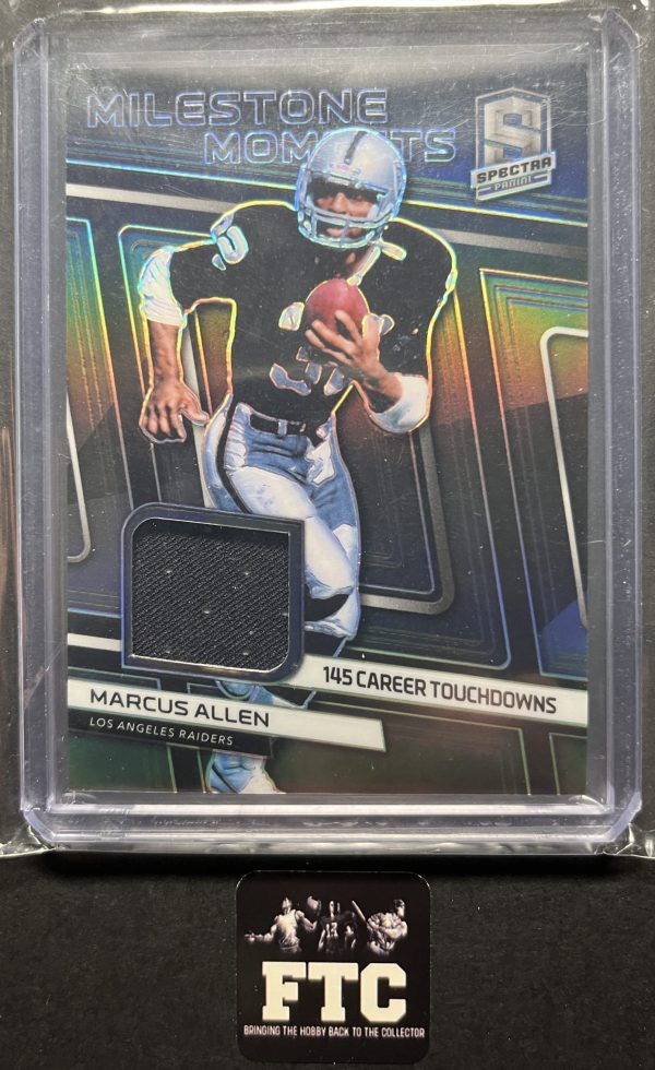 Marcus Allen, 2019 Spectra, Milestone Moments, MEM, #'d 47/99