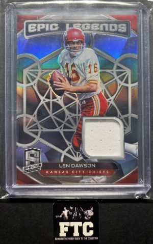 Len Dawson, 2020 Spectra, Epic Legends, MEM, #'d 70/99