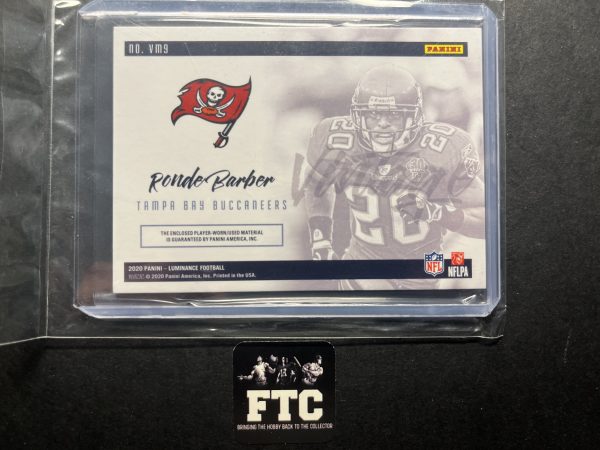 Ronde Barber, 2020 Luminance, Vintage, MEM - Image 2
