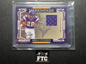 Adrian Peterson, 2007 Absolute, Marks of Fame, MEM, #'d 134/200