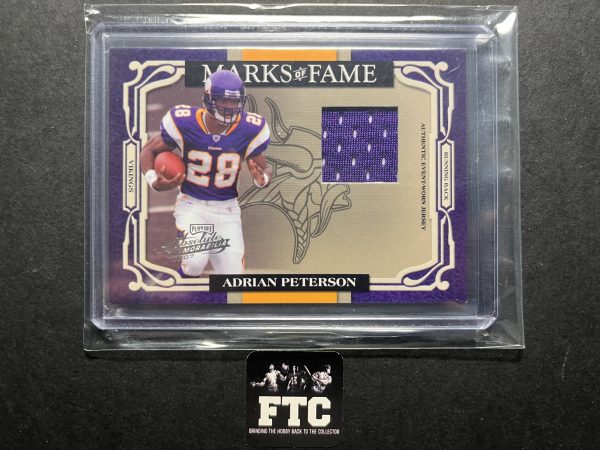 Adrian Peterson, 2007 Absolute, Marks of Fame, MEM, #'d 134/200