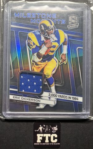 Eric Dickerson, 2019 Spectra, Milestone Moments, MEM, #'d 23/99