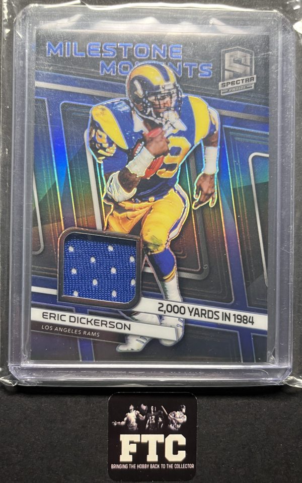 Eric Dickerson, 2019 Spectra, Milestone Moments, MEM, #'d 23/99