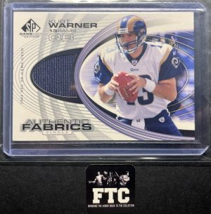 Kurt Warner, 2004 Upper Deck, Authentic Fabrics, MEM