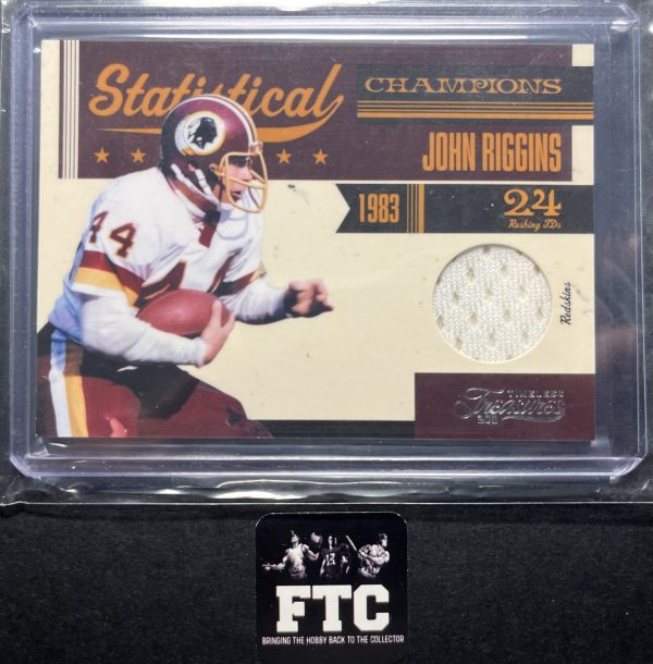 John Riggins, 2011 Timeless Treasures, Statistical Champions, MEM, #'d 9/100