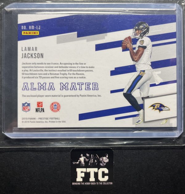Lamar Jackson, 2019 Prestige, Alma Mater, MEM - Image 2