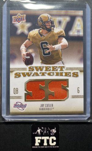 Jay Cutler, 2010 Upper Deck, Sweet Swatches, MEM
