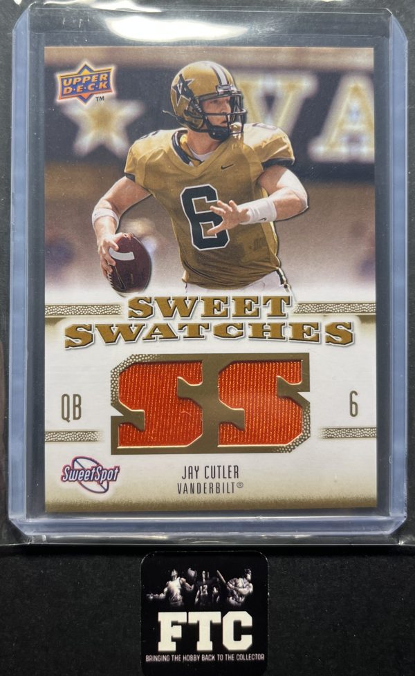 Jay Cutler, 2010 Upper Deck, Sweet Swatches, MEM