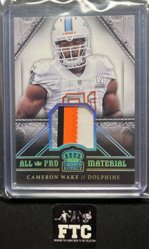Cameron Wake, 2014 Crown Royale, All Pro Material, MEM, #'d 88/99