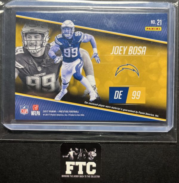 Joey Bosa, 2017 Prestige, Rising Stars, MEM - Image 2
