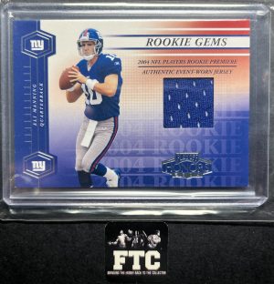 Eli Manning, 2004 Playoff Honors, Rookie Gems, MEM, Ser #'d 597/750, RC