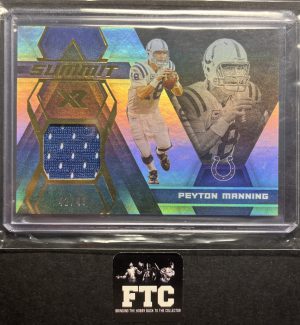Peyton Manning, 2020 XR, Summit Player Worn, MEM, #'d 42/49