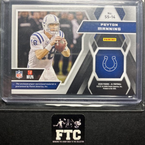 Peyton Manning, 2020 XR, Summit Player Worn, MEM, #'d 42/49 - Image 2