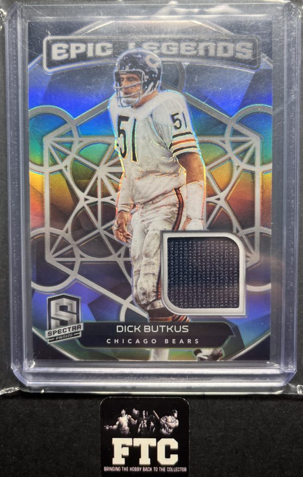 Dick Butkus, 2020 Spectra, Epic Legends, MEM, #'d 10/99