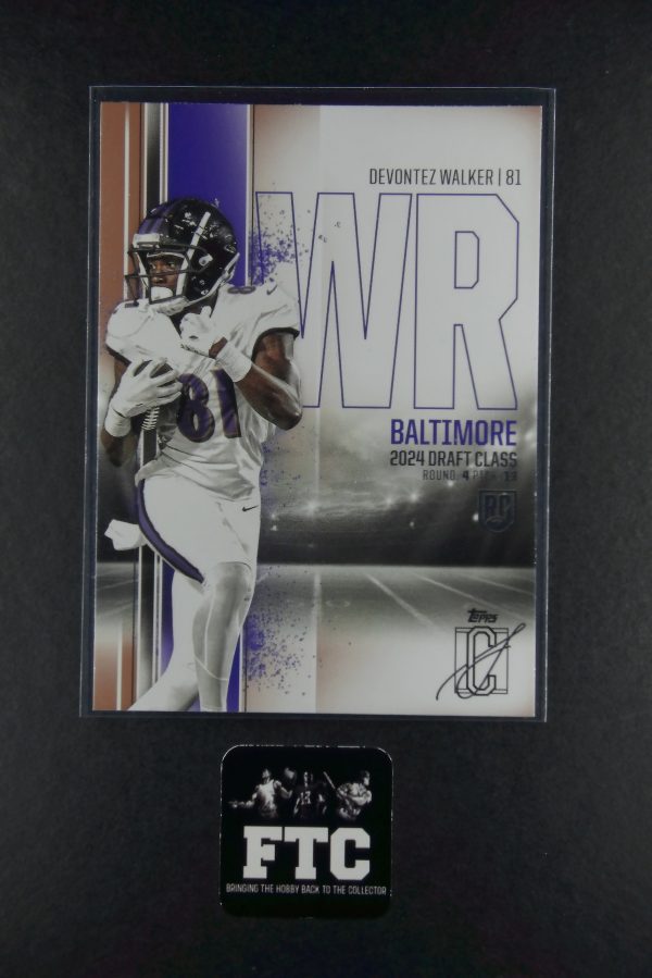 Devontez Walker, 2024 Topps Signature Class, Bronze, RC