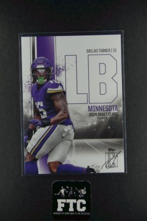 Dallas Turner, 2024 Topps Signature Class, RC