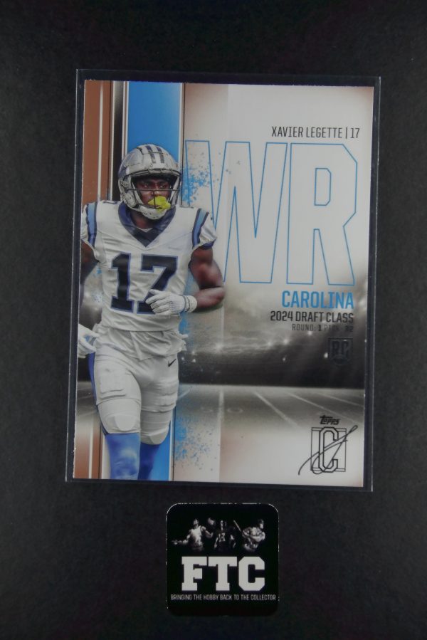 Xavier Legette, 2024 Topps Signature Class, Bronze, RC