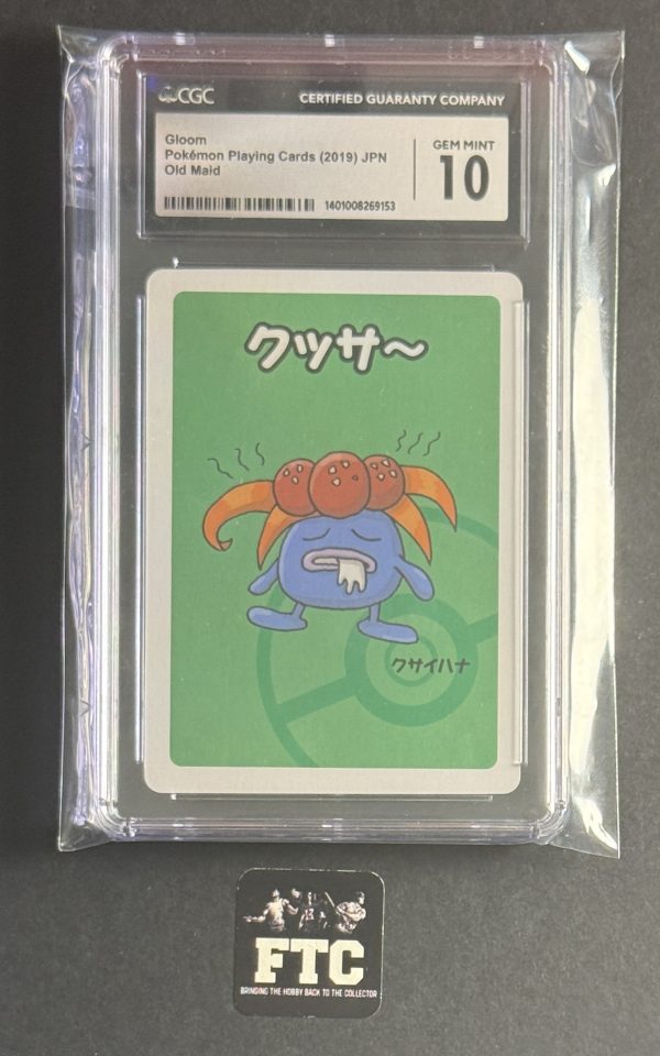 Gloom, Pokemon (Japanese), Playing Cards - Old Maid, CGC 10 - GEM MINT
