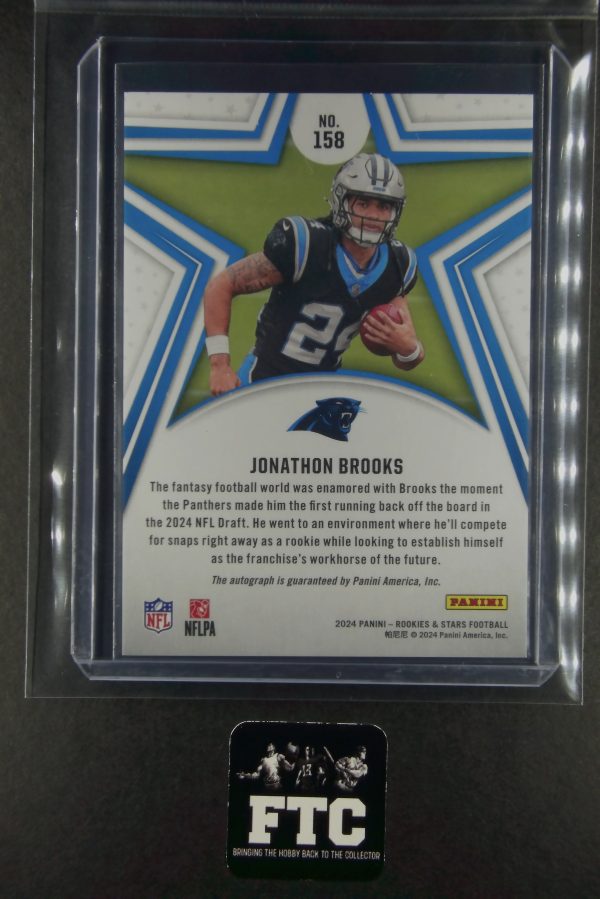 Jonathon Brooks, 2024 Rookies & Stars, AU, #'d 8/299, RC - Image 2